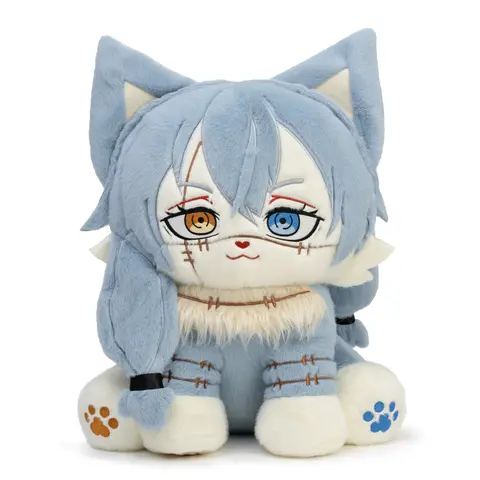 Plushshop 17in Cute Mahimeow Plush Stuffed Toy - Adorable Animal Design, Soft Squishy Companion, Collector Series, Aesthetic Room Plush, Cute Stuffed Animals, Anthropomorphic Character (Limited Stock Gift/Home Decor)