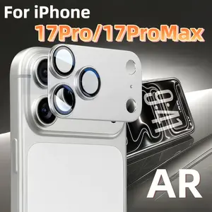 Camera Lens Protection Case for iPhone 17pro/17 Pro Max, HD Tempered Glass, Durable Metal Frame, Scratch-Resistant Protective Cover, Phone Accessories