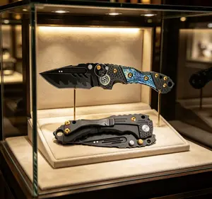 High-End TC4 Titanium Collectible Utility Knife, Premium Ergonomic Handle with Durable Sharp Blade, Ideal for Opening Packages, Daily Tasks, Camping & Outdoor Prep, Perfect for EDC, Collection & Everyday Carry.