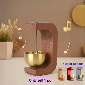 Magnetic Doorbell in Solid Brass, Vintage Style Home Decor for Business and Residential Use, Unique Entryway Wind Chime Gift