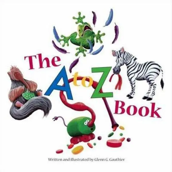 Used Copy of The A to Z Book by Glenn G. Gauthier - Good Condition Hardcover Educational Book for School & Office Stationery Supplies, Printed Text