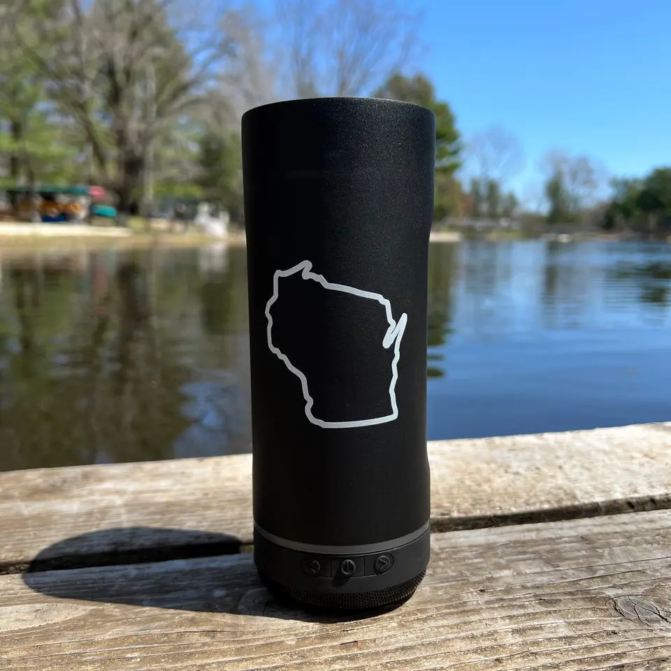 Wisconsin Bump'n Brew Speaker Can Cooler