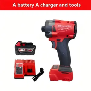 Milwaukee M18 300Nm Maximum Torque High Power Impact Driver, 4-Mode Drive Control & Multi-Speed, Professional Cordless Tool, Fast Bolt Removal, Durable Build, for Industrial & Home Use