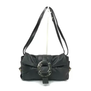 Pre-owned Bvlgari Leather Shoulder Bags 11.81'' R1149 Shoulder Bag C1361913470 0225 T1 Qiqi