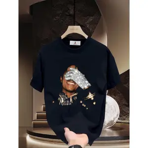 Michael Jackson Glove Graphic T-Shirt, Vintage 90s Style Casual Streetwear Tee for Music Fans
