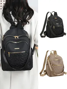 Oxford Cloth Backpack New Fashion Versatile Women's Bag Lightweight Travel Large Capacity Bookbag Office Use Travel Backpacks