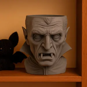 Spooky Vampire Head Treat Holder