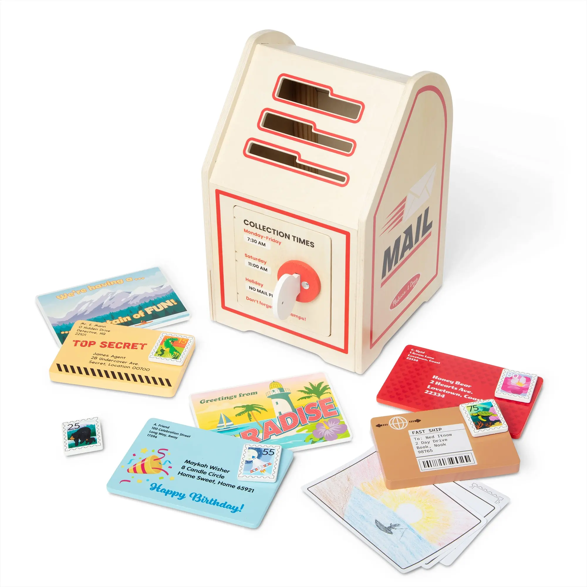 Stamp and Sort Mailbox Play Set