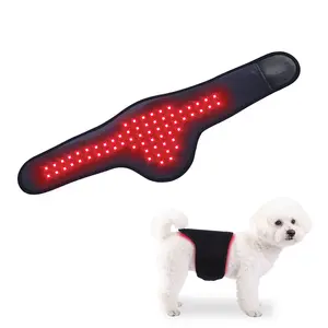Red Light Therapy Belt for Small Pets, Portable Infrared Therapy Wrap for Dog and Cat Waist Care, Red & Near Infrared Light for Lower Back Support, Helps Relieve Stiffness and Support Recovery