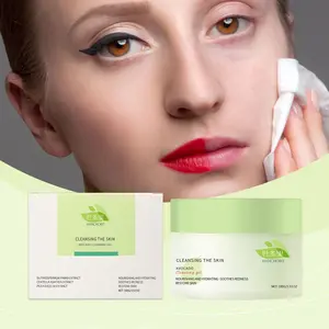 HANCHOBIT Avocado Cleansing Gel Gentle Face Makeup Cleanser Cream for Nourishing Hydrating and Soothing Redness 100g