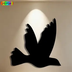 1pc Dove Metal Wall Art, Graceful Dove Statue Mural, Ideal Gift for New Year, Easter, Nature Decor Enthusiasts, Rust-Resistant Metal Wall Decor Wall Sculptures, Perfect for Outdoor Garden Wall & Fence, Charming Home Decor Accent