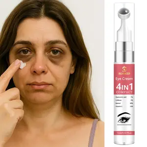 Four-In-One Multi-Effect Eye Cream, Moisturizing Firming Brightening, Hydrating Anti-Wrinkle, Lightweight Non-Greasy, Portable Pack