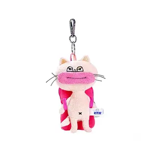 Maomao cat Backpack Series Plush Blind Box Collectible Figure, 6+1 Hidden Pieces, Gentle Soft Companion, Random Surprise Set