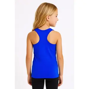 KURVE KIDS BUTTER SOFT BASIC RACERBACK TANK TOP