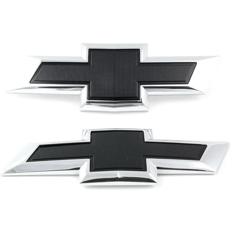 Front and Rear Bowtie Emblems in Black 2016-2018 Chevrolet Malibú