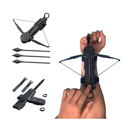 Retractable Plastic Hidden Blade Prop - Men's Convenient Storage LARP Item, Compact Cosplay Roleplay Accessory, Easy-to-Use Toy Sword with Authentic Touch for Halloween Costumes