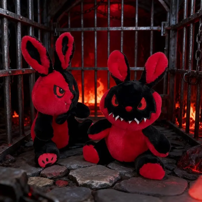 Halloween rabbit plush gifts, decorative dolls, little rabbit toys, the best Halloween gifts for children, unique presents