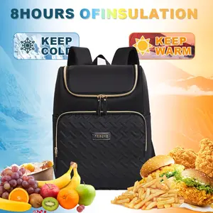 Insulated Cooler Backpack - Leak Proof, Stylish, Keeps Cold Up To 8 Hours for Women & Men, Travel, Work, Beach, Picnic