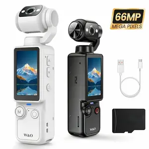 Portable Vlogging Camera with 180° Rotating Lens, Videos, Pocket Video Camera for Photography, Digital Camera for Meeting and Daily Use with SD Card,  Ideal Gift for Girls, Boys, and Beginners, Birthday Christmas Gift