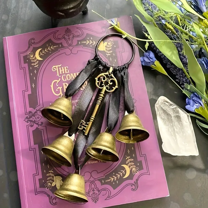 Magic Metal Wind Bell, Ornamental Door Knocker, Household Guardian & Home Interior Decorative Adornment, No Need for Batteries Hanging Ornament