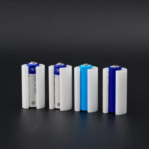 4pcs  AA to C Battery Adapter - Use AA Batteries Instead of C Batteries, Money-Saving, Perfect Fit for Flashlights, Radios, Toys, Ideal Halloween Christmas Gift