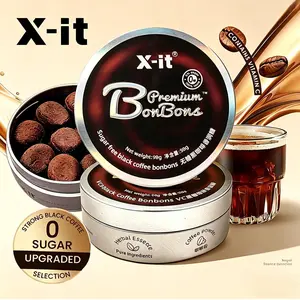 X-it Sugar-free Iced Coffee Candy 98g, driving drowsy at work staying up late refreshing awakening hard candy Sweet Snack