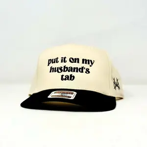 Put it on my Husband's Tab MadHatter's Embroidered Snapback Adjustable (Up To A Size 8 Head) Premium Trucker Hat