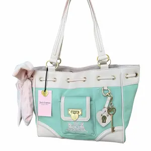Women's Juicy Couture Royal To Juicy Tote Bag, Frosty Green, Expandable, Lightweight