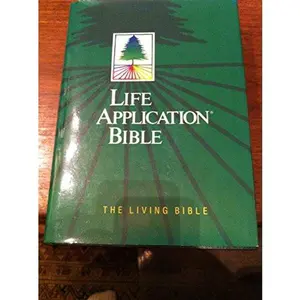 USED-Living Indexed Life Application Bible by Tyndale House Publishers (Hardcover)