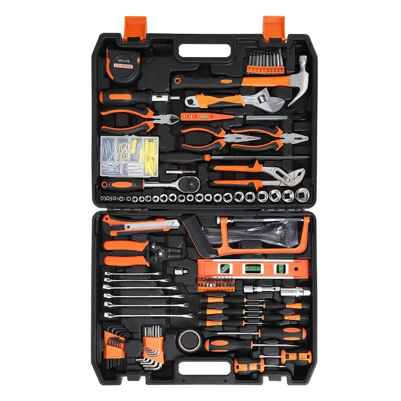 [HOT] Garvee 236 Piece Tool Set, Auto Repair Tool Combination Package, Socket Wrench Mixed Tool Set Hand Tool Kit with Plastic Toolbox Storage Case, Complete Household Tool Box with Essential Tools