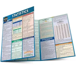 Statistics Laminate Reference Chart: Parameters, Variables, Intervals, Proportions (Quickstudy: Academic ) Pamphlet – November 1, 2005