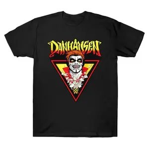 Danhausen Retro Horror Wrestling Style Graphic T-Shirt, Y2K Cotton Fashion Streetwear Lover Gift Tee Trending