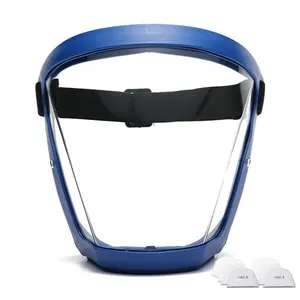Protective Face Shield Dust proof Impact Resistance Woodworking Work Mask Reusable Transparent Safety Glasses Protection Mask