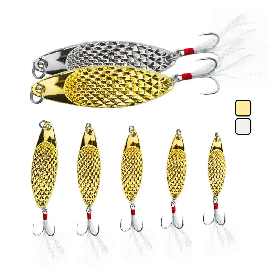 Fish Scale Pattern Fishing Lure, Artificial Bait with Hook, Outdoor Fishing Accessories, Flyfishing, Solocamping, Picnicaesthetic, Christmas, Christma
