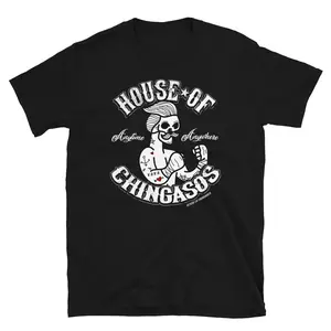 House Of Chingasos Vintage Greaser T-Shirt For Women, For Men