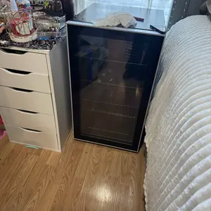 COWSAR Beverage Refrigerator and Cooler, Mini Fridge 48-130 Can, Little Cooler with Digital Display 32~61℉, Small Refrigerator with 4 Shelves for Home Office, Bedroom, Garage, Game Room, 1.3-4.4 Cu.Ft