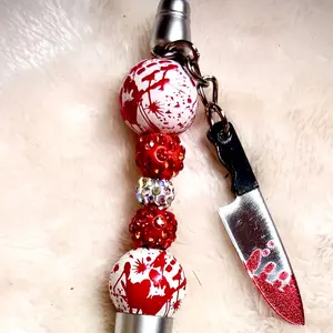 Bloody Knife Beaded Pen