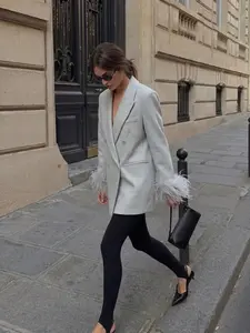 ALEA WOOL FEATHER BLAZER ALEA WOOL FEATHER BLAZER