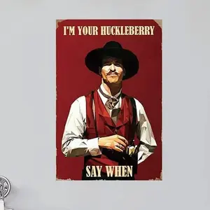 Doc Holiday Tombstone Movie Posters Wester Cowboy Premium Wall Art Poster Unframed HD Print Home Office Decor Unique Trendy Gift
