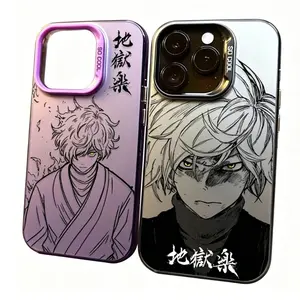 Stylish cool anime H-Hell's P-Paradise Durable phone case For iPhone 17/16/15/14/13/12/11/Pro/ProMax/Plus/Air/Xsmax/E, Featuring a Shockproof Matte Back, Anti-Fall, Slim Protection, luxury fashion, Manga Merchandise, Creative Design Birthday Gift