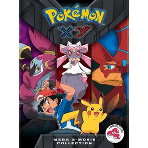 Pokemon XY Mega 3-Movie Collection  [DVD Video Disc] Subtitled
