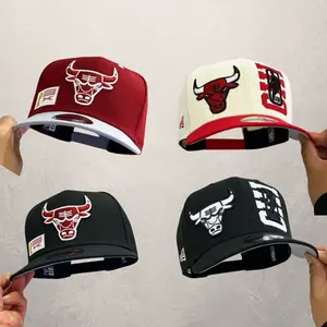 Chicago Bulls Snapback Cap – Adjustable NBA Team Logo Hat for Men Women, Embroidered Streetwear Baseball Cap, Hip Hop Fashion Style, High Profile Structured Crown, Trendy Red Black Colorway, Premium Quality Sports Fan Gift