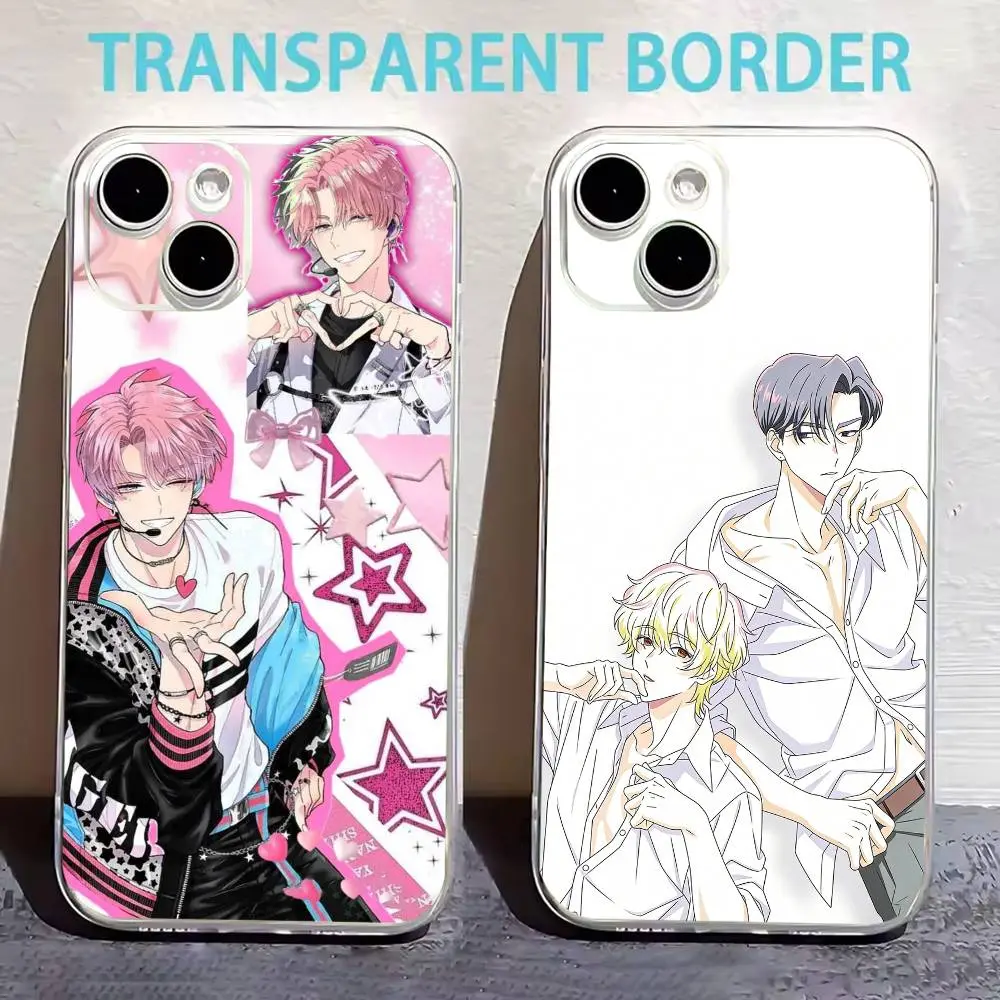 T-Tamon S B-Side Phone Cases For iPhone 17 Promax 16 15 14 13 12 11 Pro Max Plus Air Soft Transparent TPU Cover