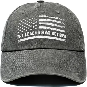 Retirement Gifts for Men, Cool Retirement Hats, Adjustable Washed Cotton Embroidered Retired Baseball Cap