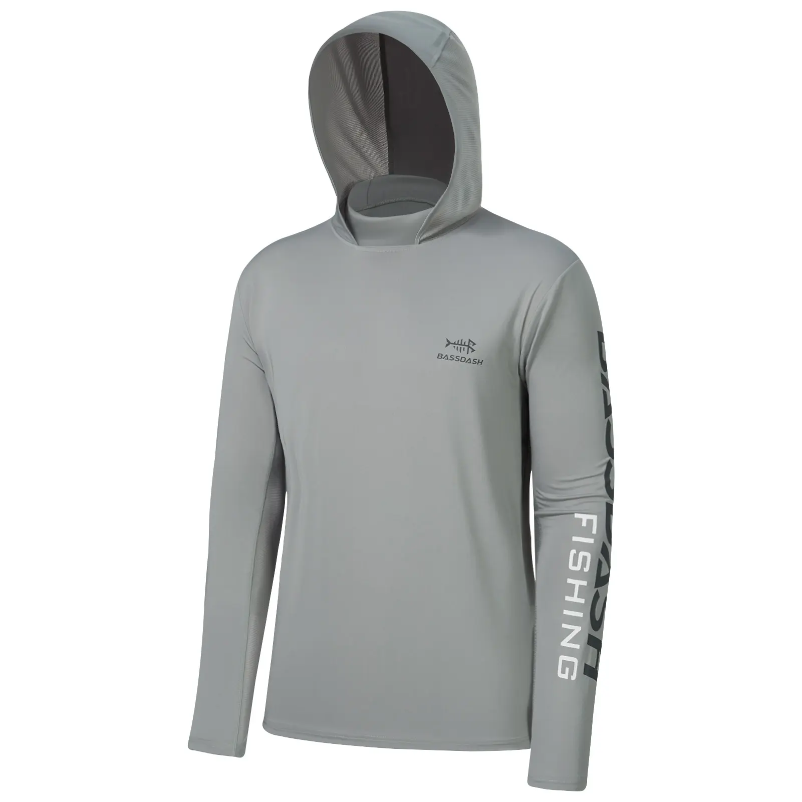 Bassdash UPF 50+ Men’s UV Sun Protection Long Sleeve Hooded Fishing Shirts Athletic Apparel Athletic Fashion