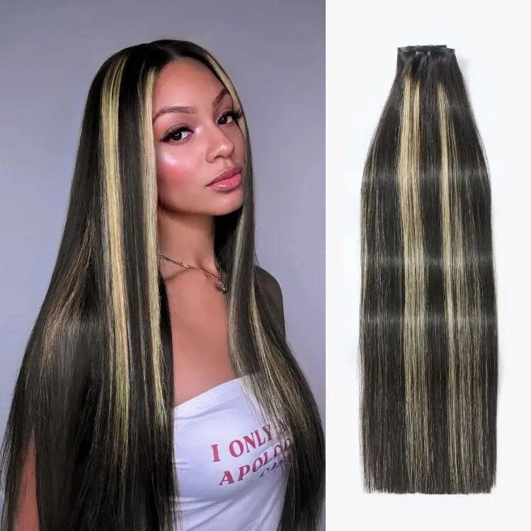 [Silky Straight] Balayage-Black & Blonde