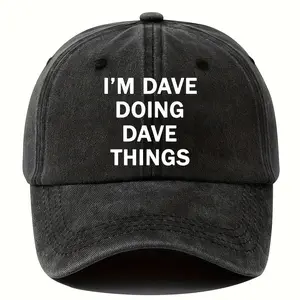 Im Dave Doing Dave Things Funny Name Baseball Cap Adjustable Cotton Dad Hat