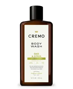 Cremo Body Wash for Men, Rich-Lathering Italian Bergamot, 16 Fl Oz