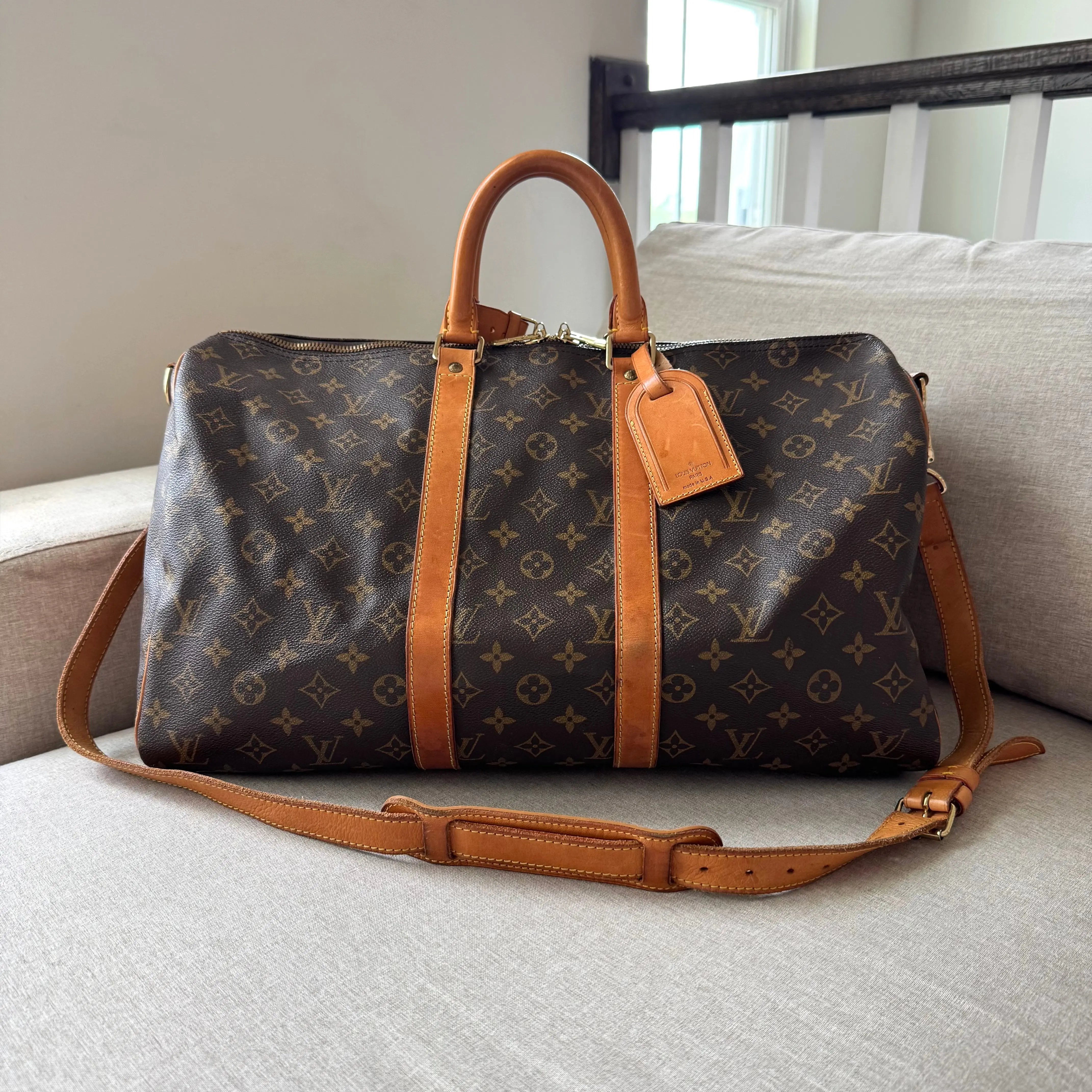 Pre-owned USA Luggage Louis Vuitton Keepall 45 Bag