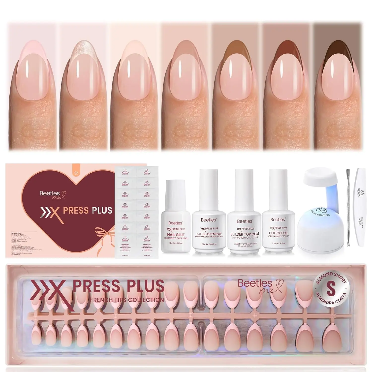 Almond Cocoa Mousse Kit – 7 Colors, 224 Pcs